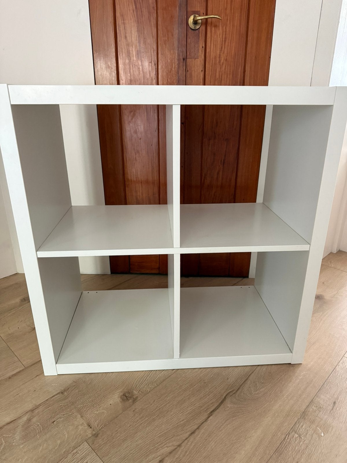 Ikea kallax vakkenkast wit (2x2), Ophalen, Gebruikt, Minder dan 150 cm, Minder dan 100 cm