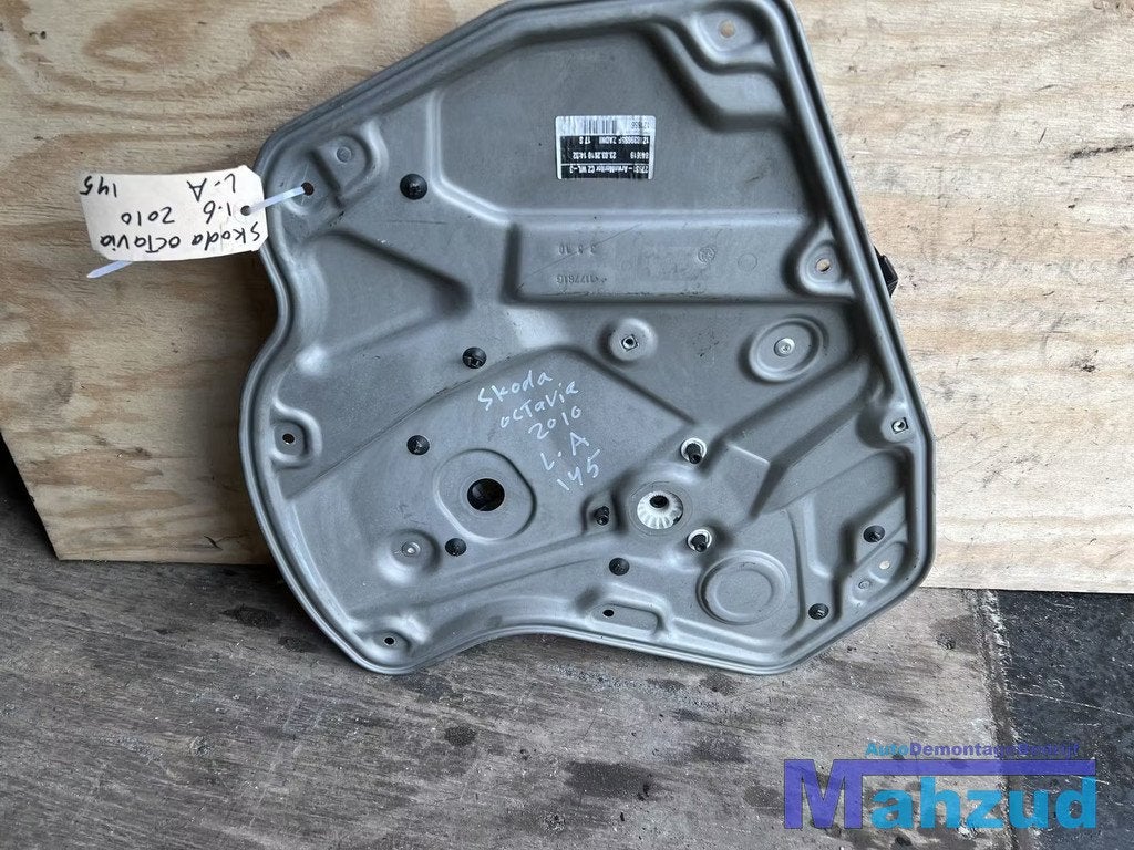 SKODA OCTAVIA Links achter raammechaniek mechanisme raam 200, Skoda, Skoda Auto a.s., Gebruikt, Infoline@skoda-auto.cz