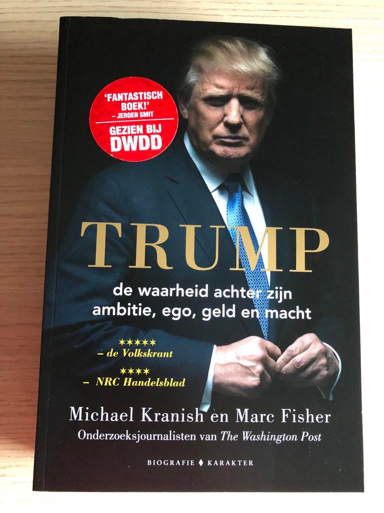 Trump: De waarheid achter zijn ambitie, ego, geld en macht, Ophalen of Verzenden, Zo goed als nieuw, Politiek