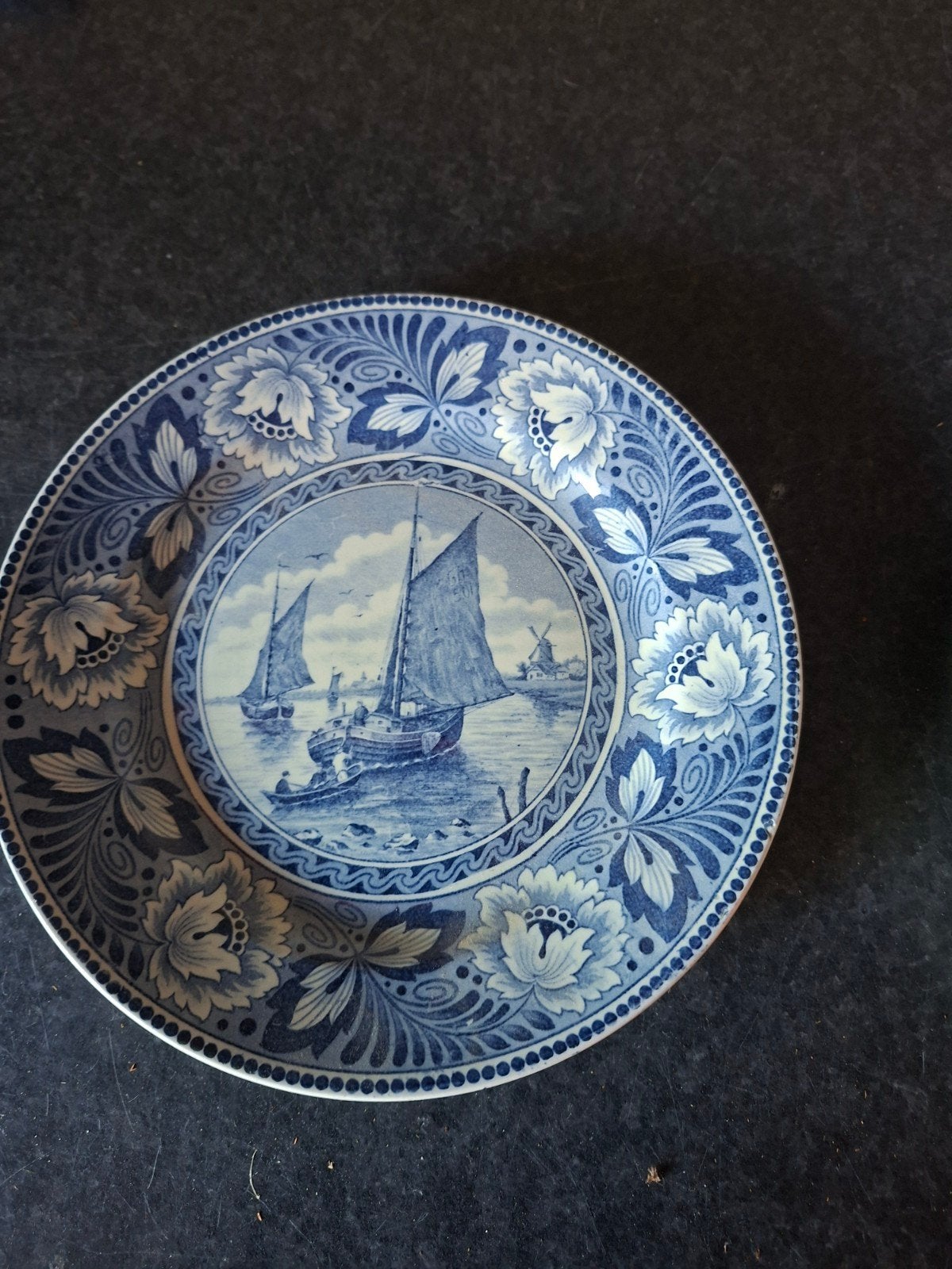 2 Delfts blauwe wandborden - Societe Ceramique Maastricht, Ophalen