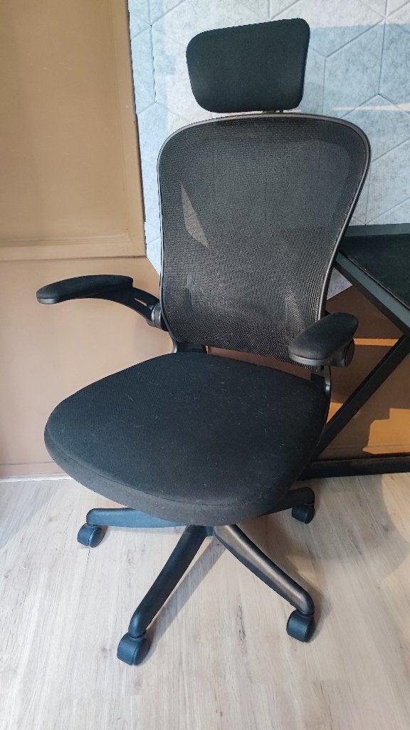 Bureau stoel, Ophalen, Gaming bureaustoel, Zwart, Zo goed als nieuw