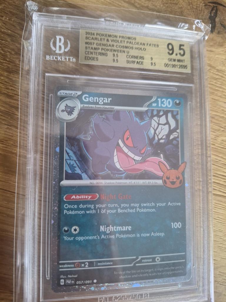 Gengar holo met swirl 057/091, Ophalen of Verzenden