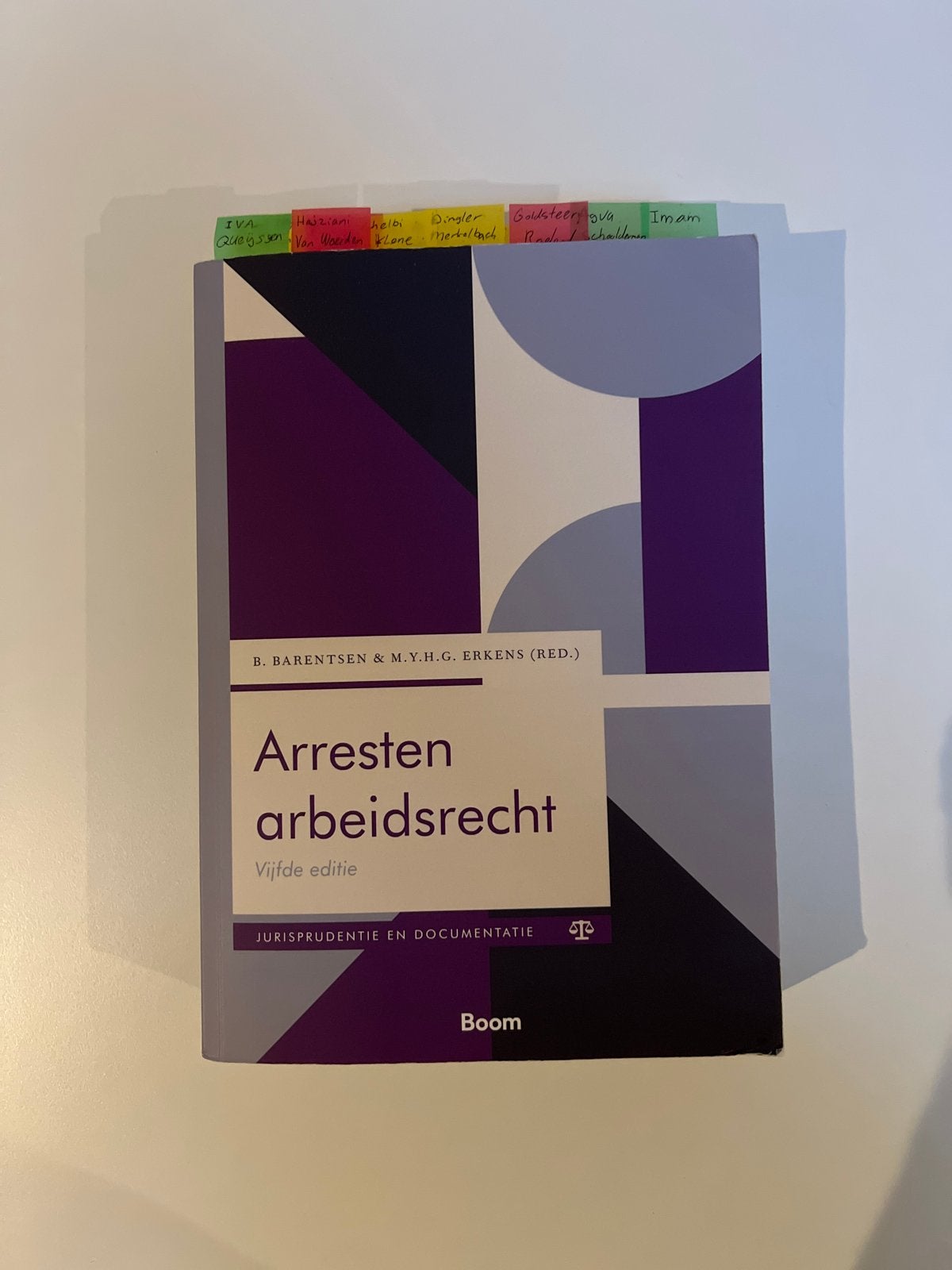 Arresten Arbeidsrecht - Vijfde editie (Boom), Ophalen of Verzenden, Gamma, Zo goed als nieuw, HBO