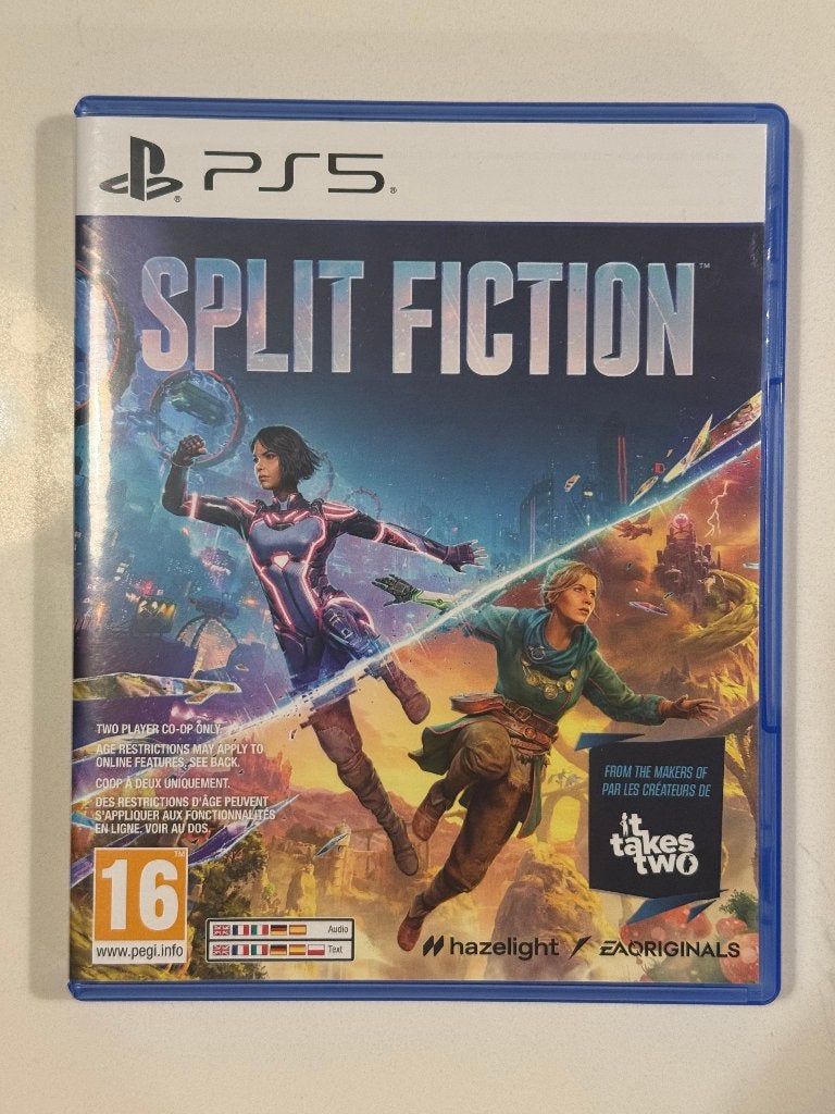Split Fiction PS5, Avontuur en Actie, 2 spelers, Ophalen of Verzenden, Zo goed als nieuw