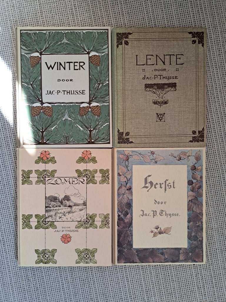 Jac. P. Thijsse - De seizoenen (4 delen), Boeken, Ophalen of Verzenden, Gelezen, Jac. P. Thijsse, Prentenboek