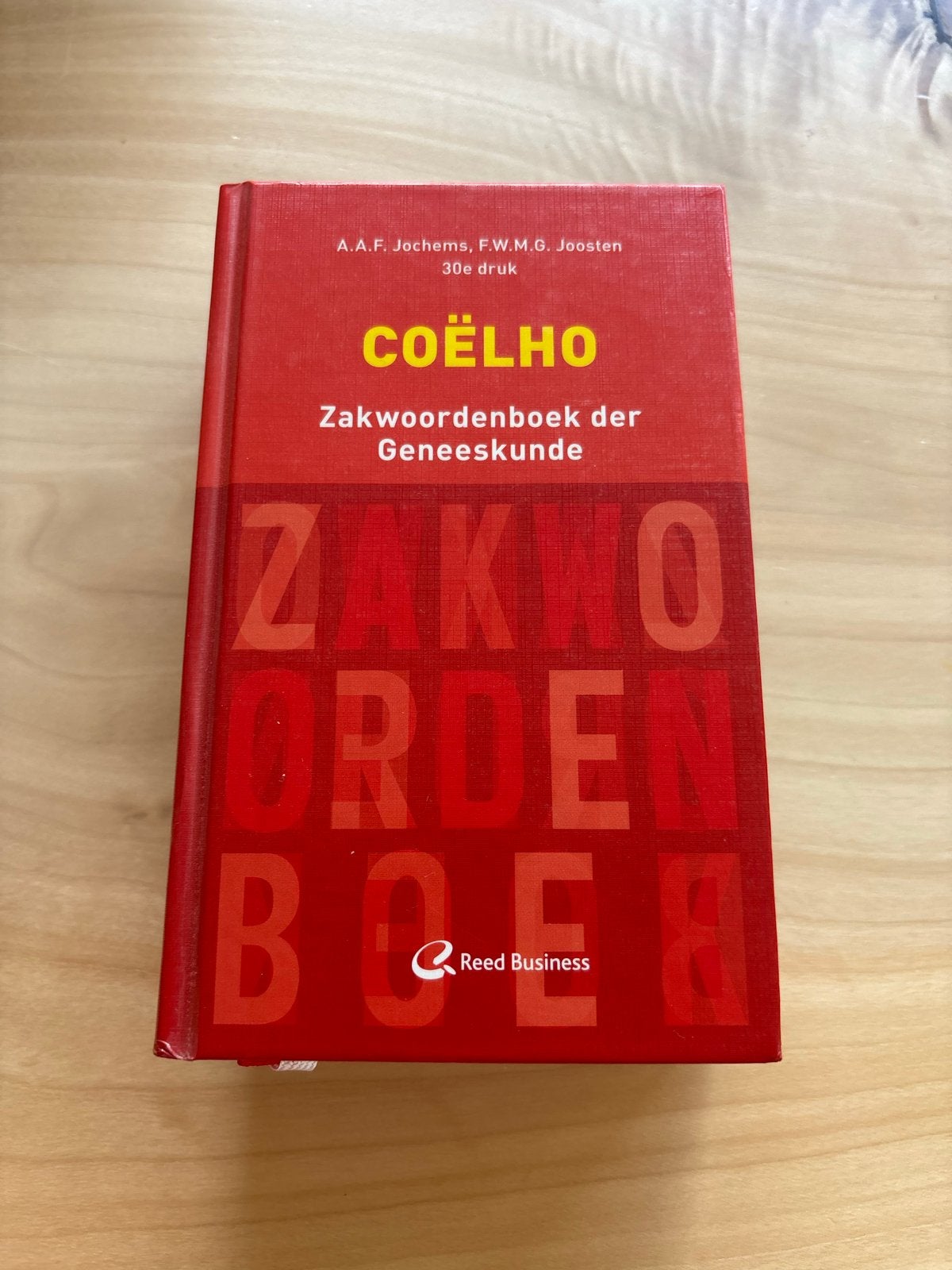 Coëlho Zakwoordenboek der Geneeskunde 30e druk, Boeken, Ophalen of Verzenden, Zo goed als nieuw, Overige uitgevers, Nederlands