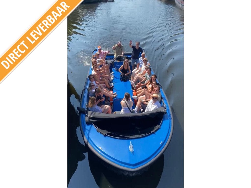Open rondvaartboot met CVO certificaat, 44 PAX. direct omzet