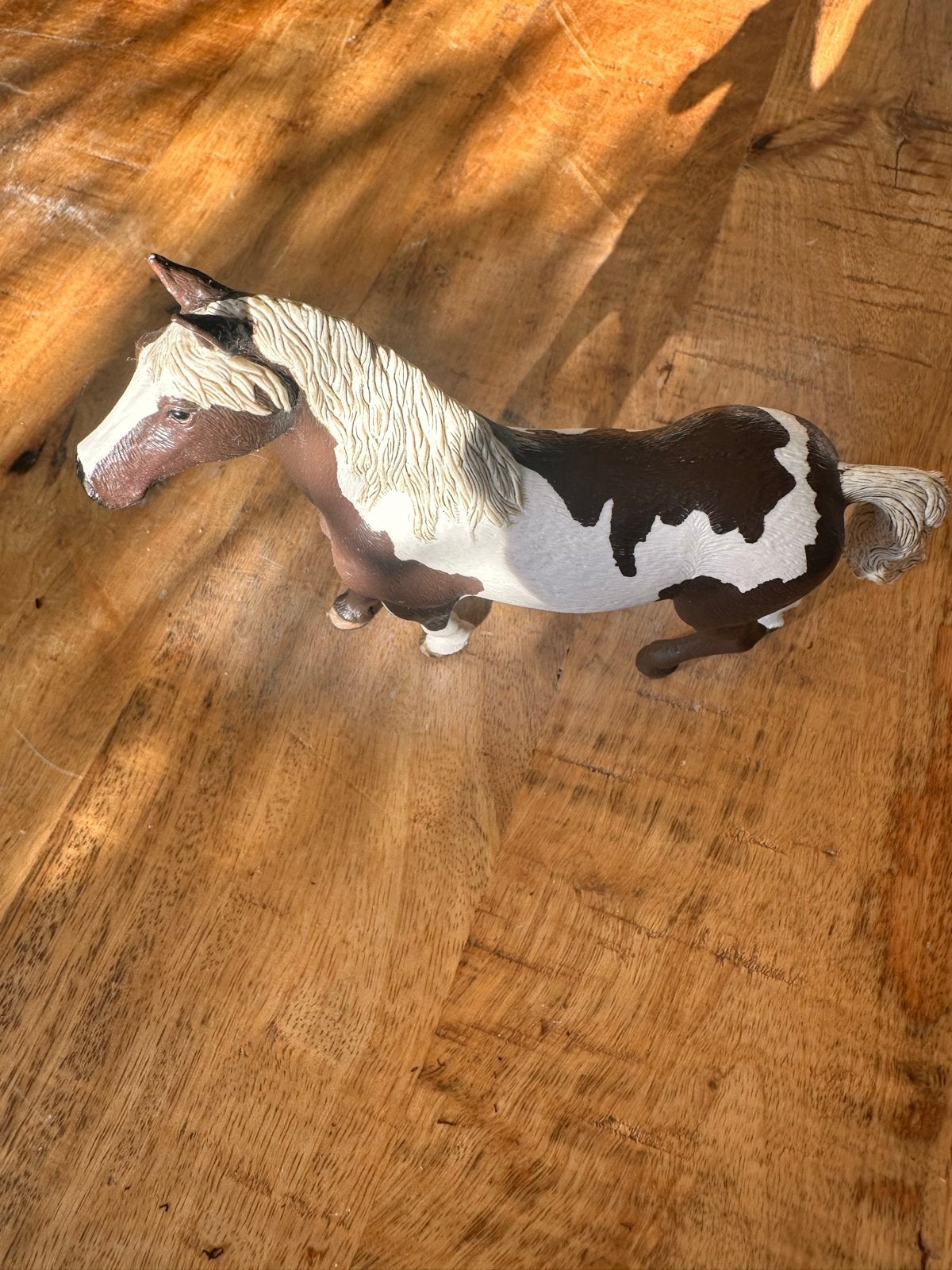 Schleich paard bruin/wit, Ophalen of Verzenden, Zo goed als nieuw