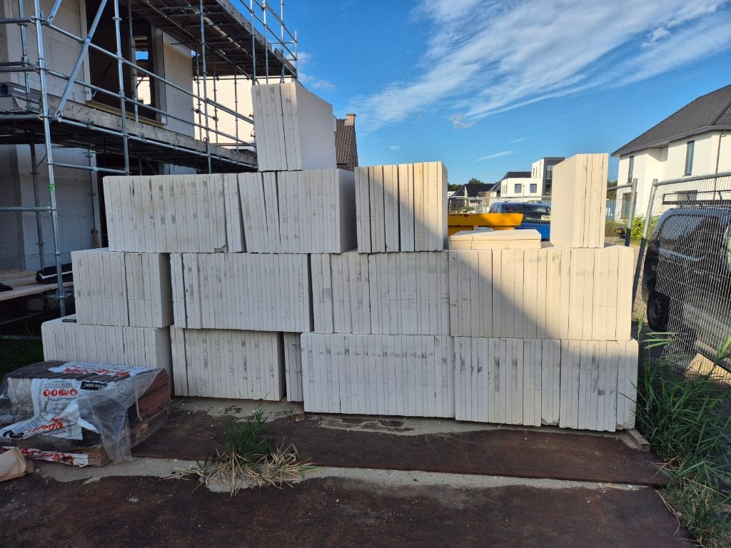 Kalkzandsteen blokken voor bouwprojecten, Doe-het-zelf en Verbouw, Ophalen, Nieuw, Kalkzandstenen