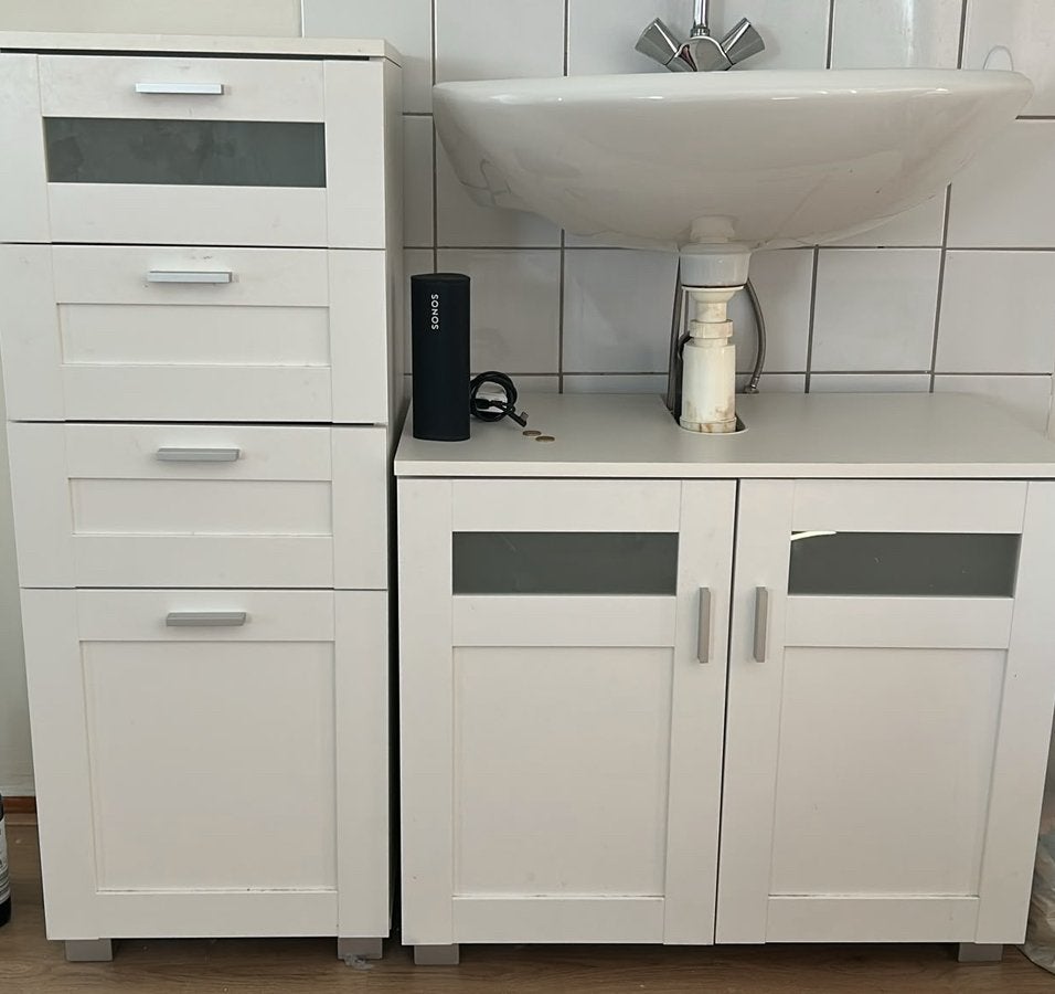 Badkamermeubel/ wastafelkast SET, Ophalen, Gebruikt, 50 tot 100 cm, Minder dan 100 cm