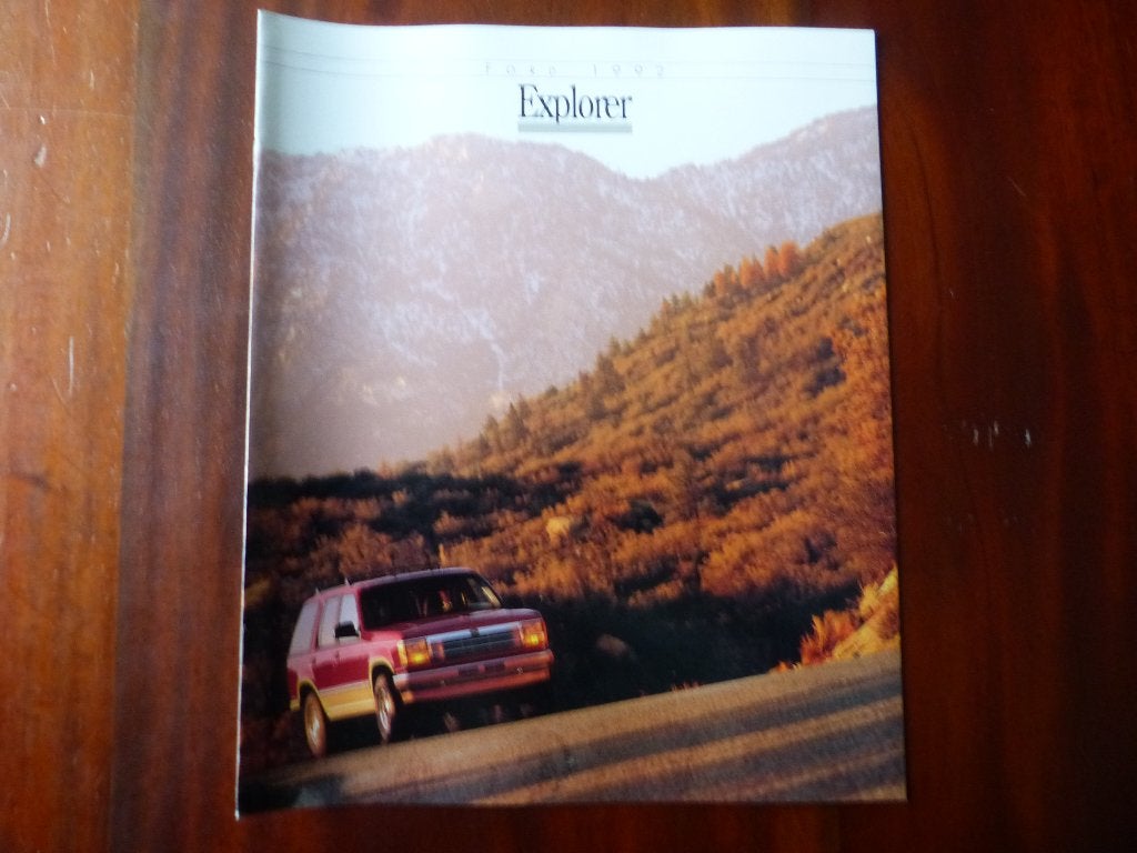 Ford Explorer 1992 brochure USA, Verzenden, Zo goed als nieuw, Ford