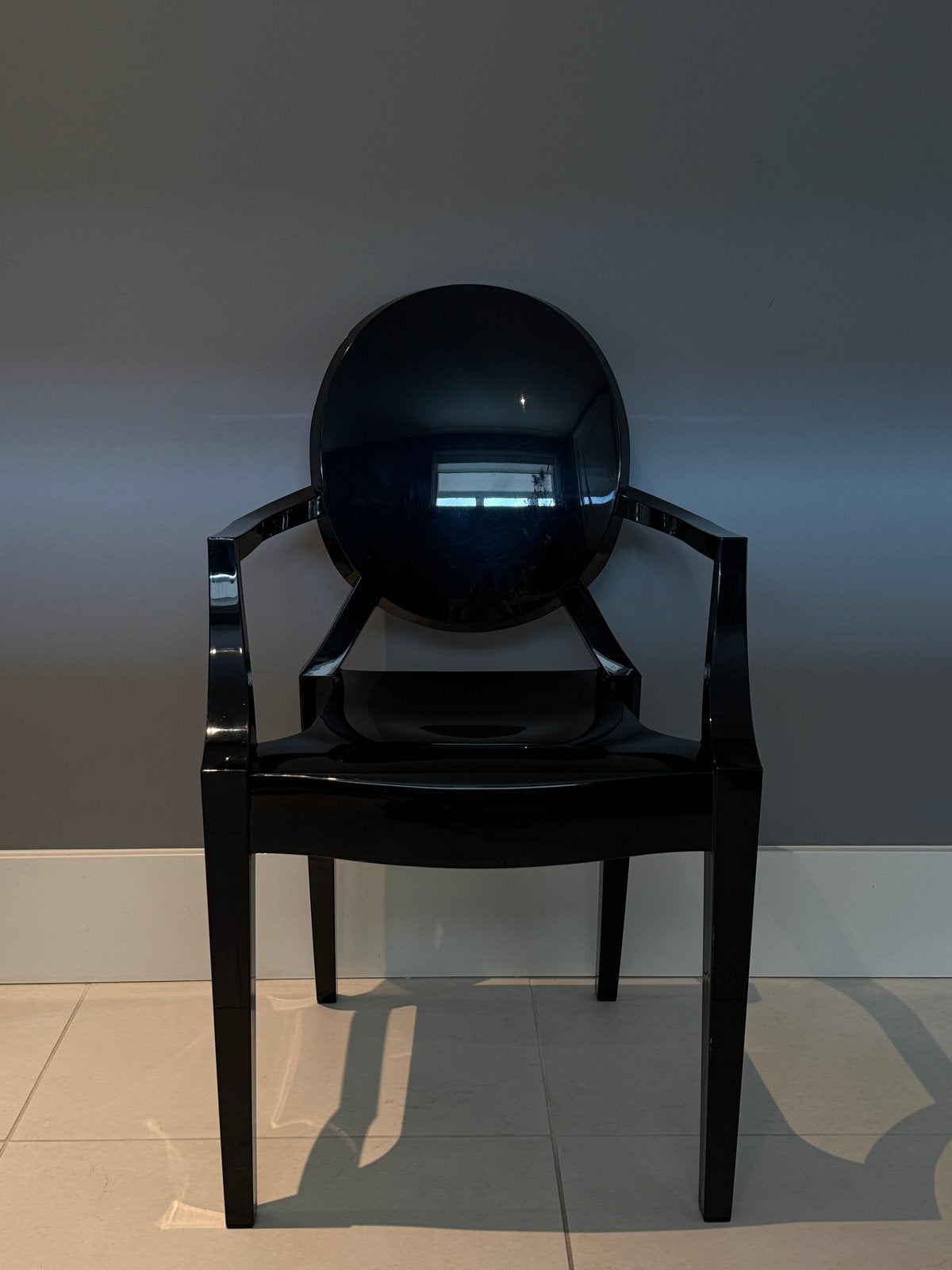 Bekende Design Kartell Stoel, Ophalen, Kunststof, Gebruikt, Zwart