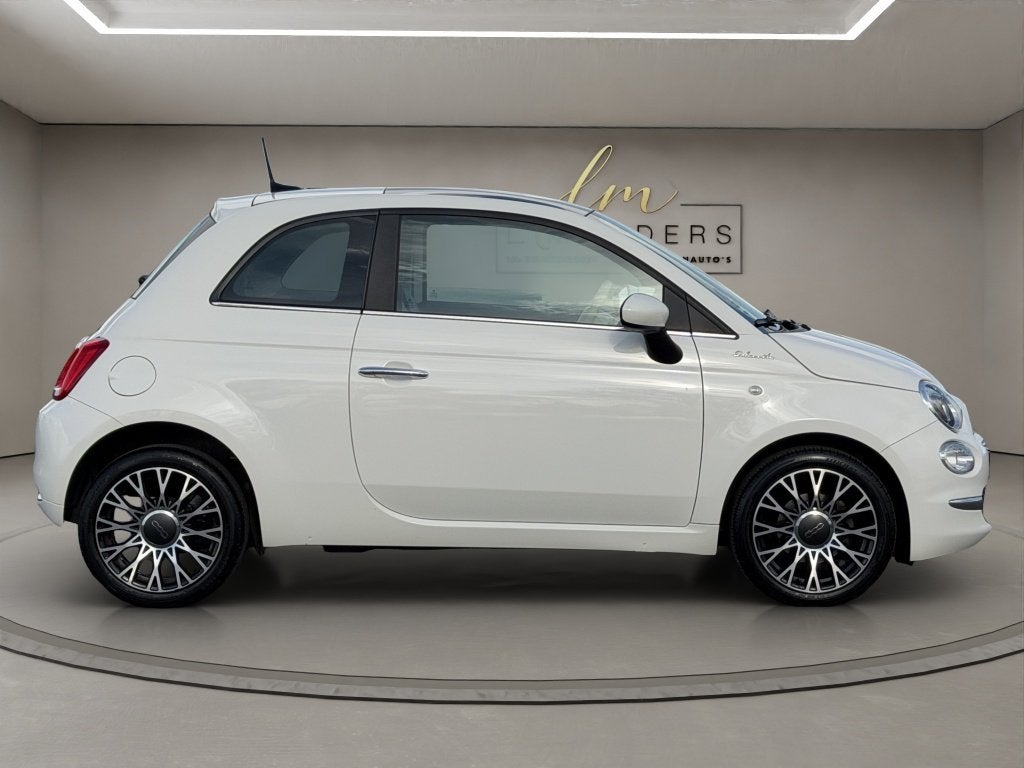 Fiat 500 1.0 Hybrid Dolcevita 2022 WIT | Apple CarPlay | Cli, Gebruikt, Euro 6, 4 stoelen, Leder en Stof