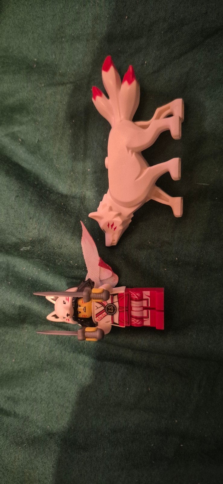 Lego Ninjago Minifiguur Akita met Vos vorm, Ophalen of Verzenden, Zo goed als nieuw