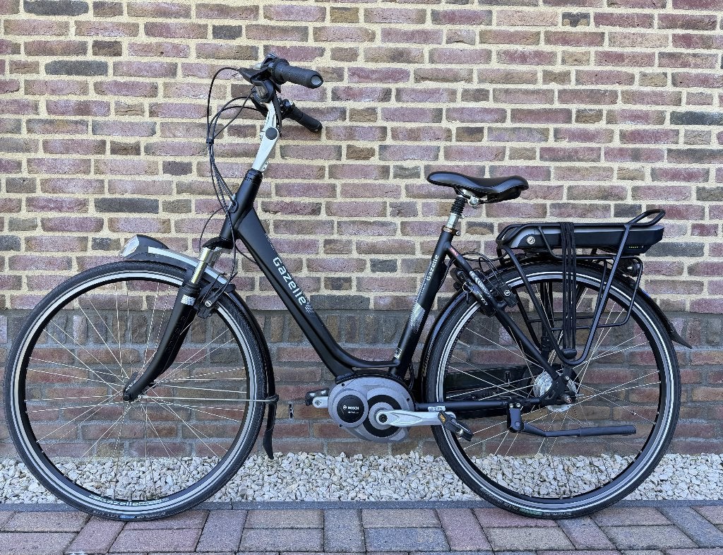 Gazelle orange c7+ / Bosch middenmotor / 53 cm. 400 wh., Gazelle, Ophalen of Verzenden, Zo goed als nieuw, 51 tot 55 cm