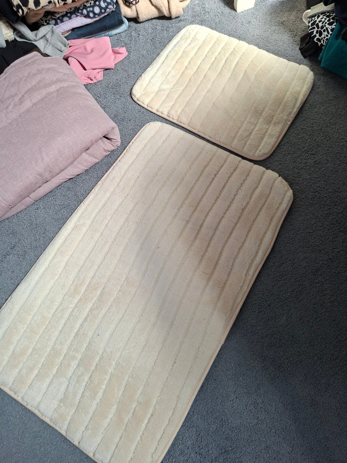 badkamer matten, Ophalen of Verzenden, Zo goed als nieuw, Beige