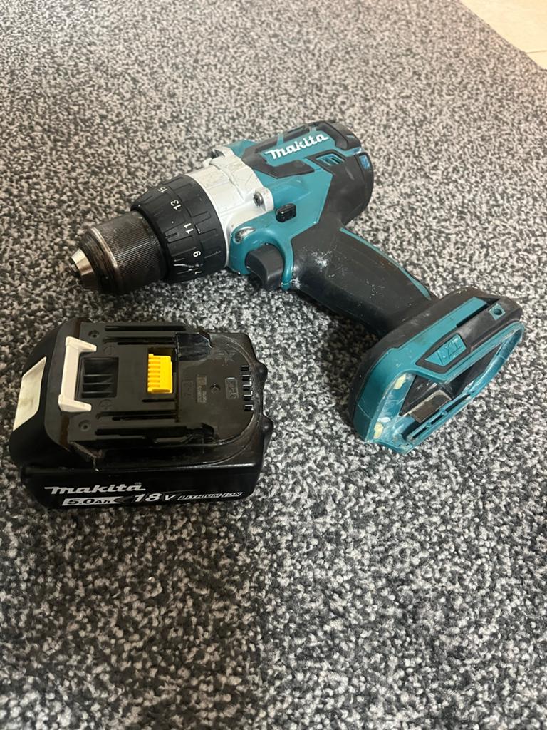 Makita 18V Accuboormachine DDF482 met 5.0Ah Accu, Doe-het-zelf en Verbouw, Gereedschap | Boormachines, Gebruikt, Boor- en Schroefmachine