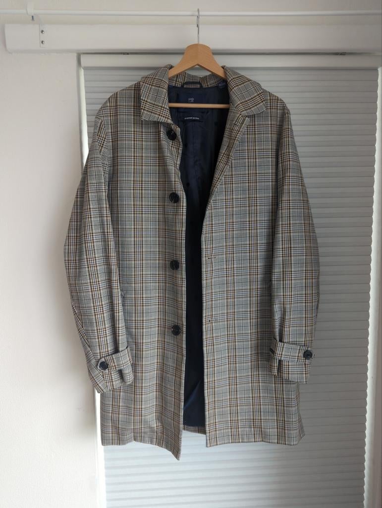 Scotch & Soda Geruite Jas Maat M, Maat 48/50 (M), Ophalen of Verzenden, Zo goed als nieuw, Grijs