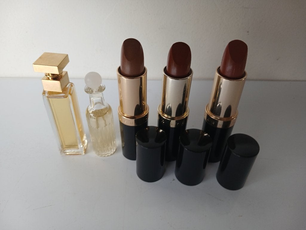 Elizabeth Arden :  3 lipsticks, miniatuur Splendor en 5 th, Verzenden, Nieuw, Miniatuur, Gevuld