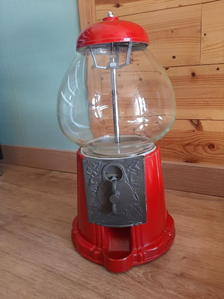 Vintage kauwgomballen automaat - Nette staat, Ophalen, Gebruikt