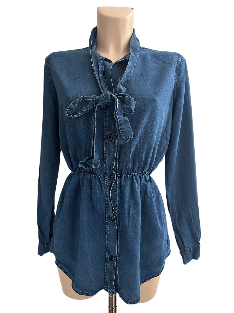Kings of Indigo blouse M, Blauw, Ophalen of Verzenden, Zo goed als nieuw, Boven de knie