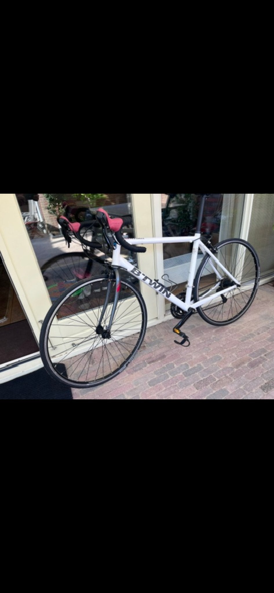 B'Twin Kinder Racefiets 12-15 jaar - Wit, Overige merken, Gebruikt, 26 inch, Aluminium