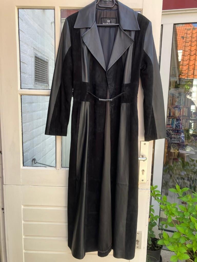 Marella Ferrera - Zeer mooie mantel, Maat 38/40 (M), Zwart, Ophalen of Verzenden, Zo goed als nieuw