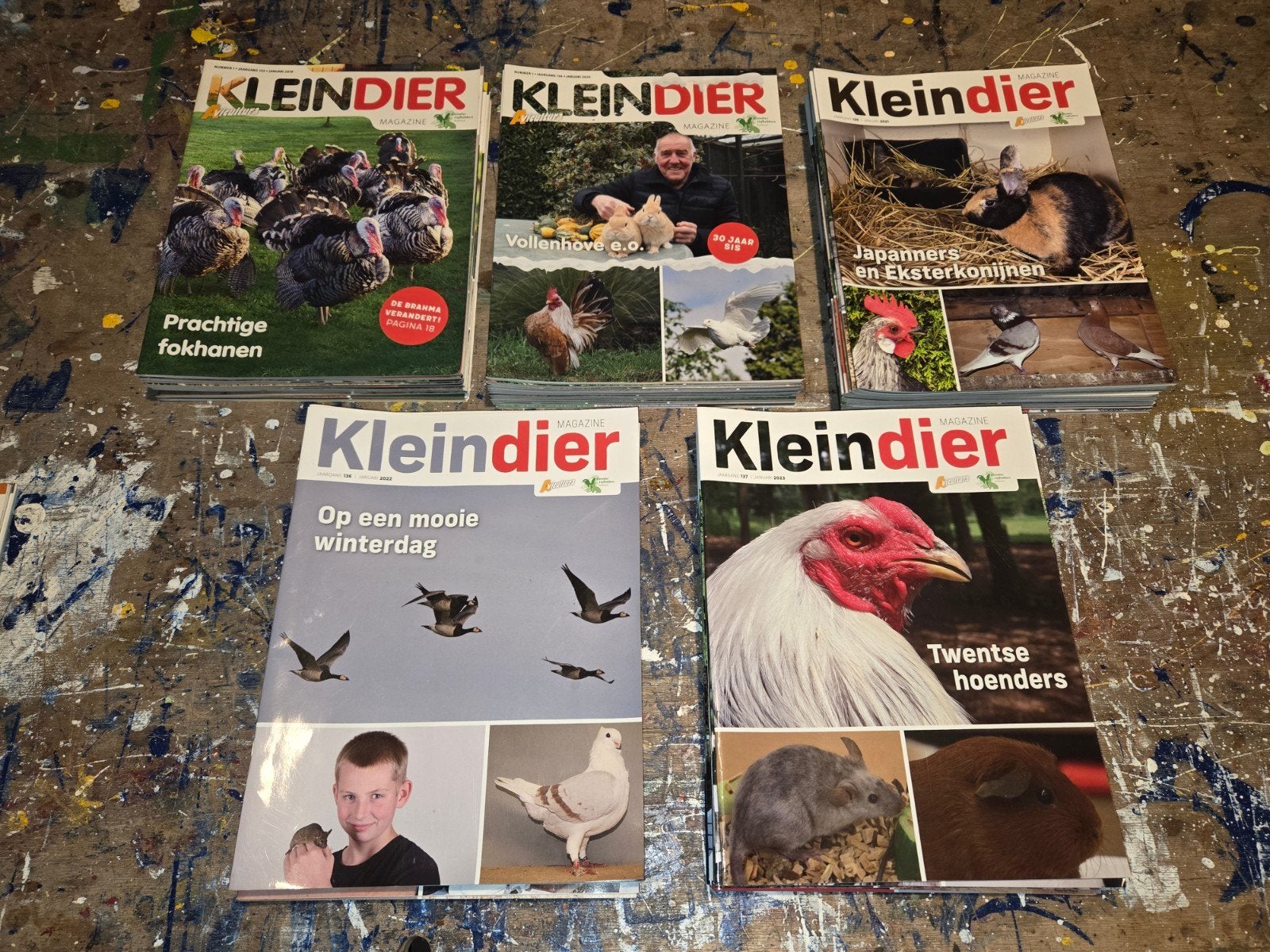 kleindier magazine, Ophalen, Zo goed als nieuw