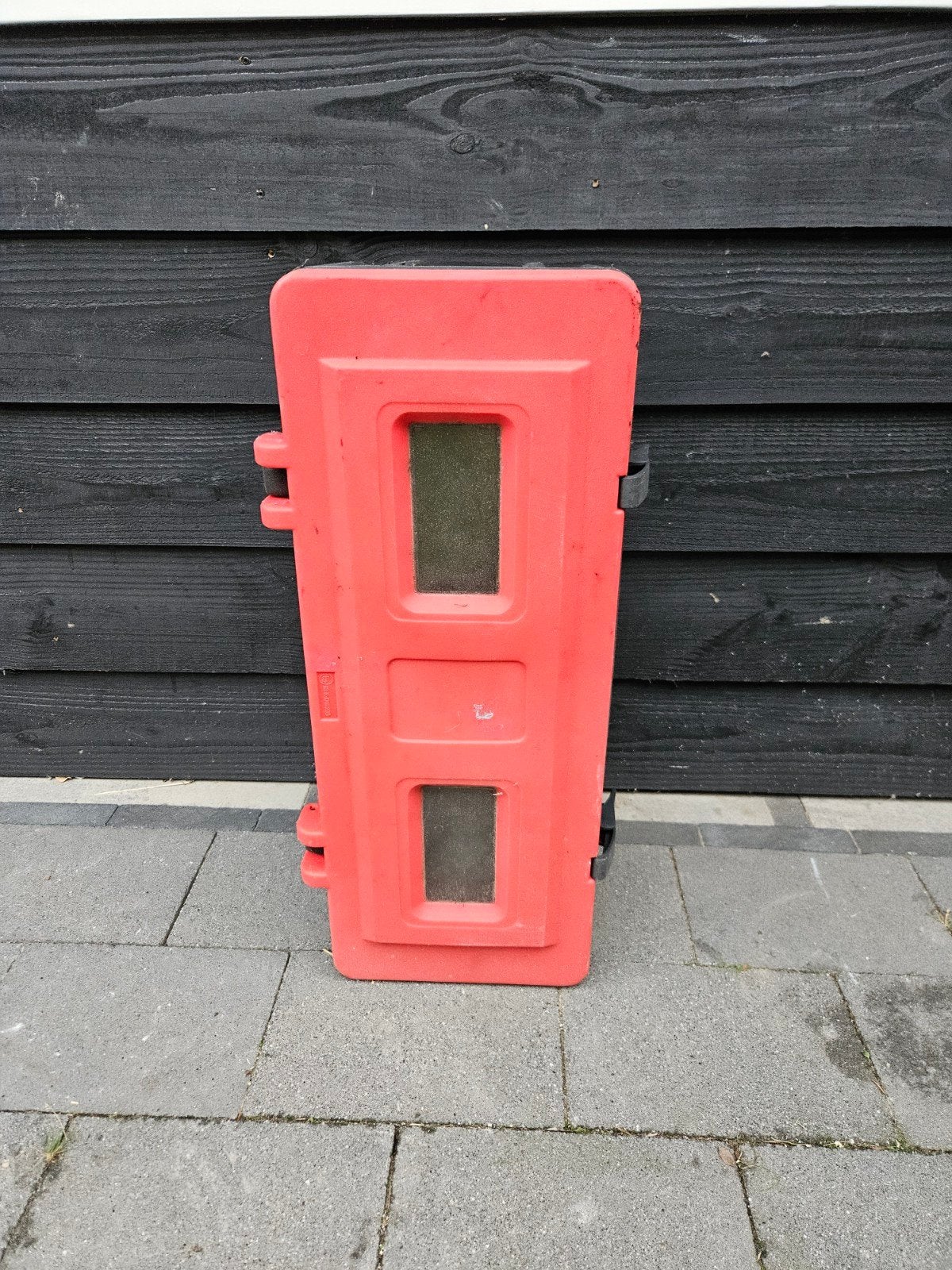 Brandblusser kist - Robuuste opbergbox voor brandblusser, Ophalen of Verzenden, Gebruikt, Brandkast