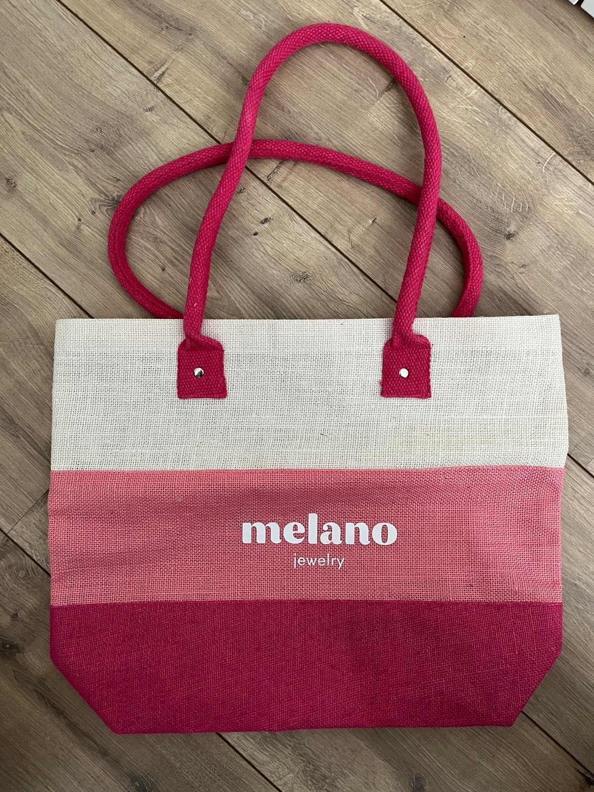 Melano shopper strandtas vakantietas NIEUW!, Ophalen of Verzenden, Nieuw, Roze, Shopper