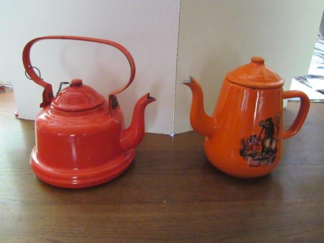 vintage emaille kan en ketel 10 euro per stuk, Ophalen of Verzenden