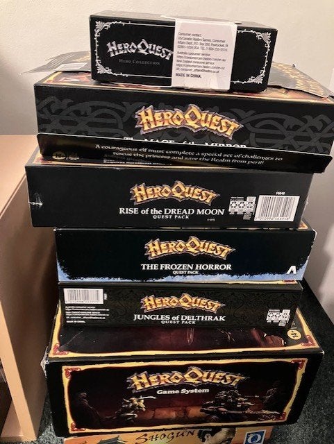 Heroquest verzameling, Hobby en Vrije tijd, Gezelschapsspellen | Bordspellen, Vijf spelers of meer, Ophalen, Zo goed als nieuw