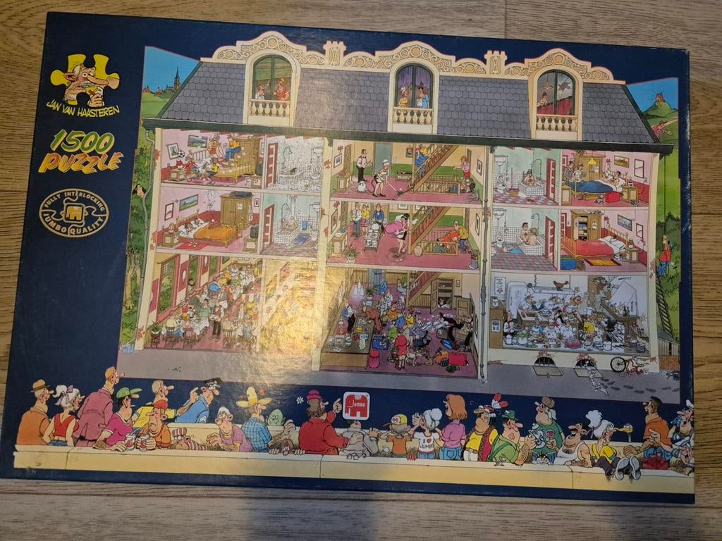 Jan van Haasteren Hotel 1500 stukjes, Ophalen, 500 t/m 1500 stukjes, Zo goed als nieuw, Legpuzzel