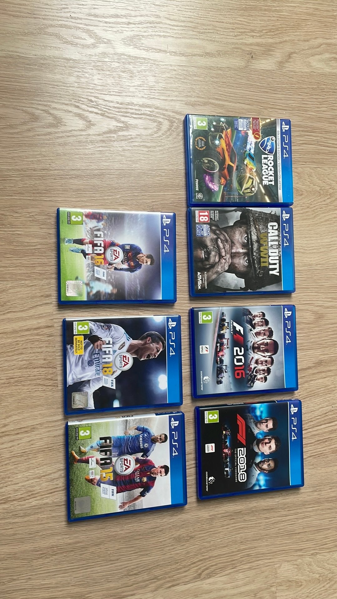 PS4 Games Pakket, Spelcomputers en Games, Games | Sony PlayStation 4, Ophalen of Verzenden, Zo goed als nieuw, Sport, 3 spelers of meer