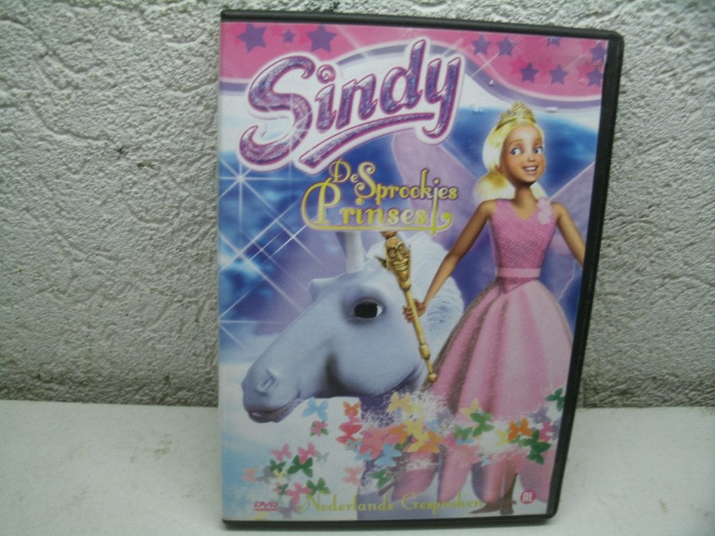 dvd 262k sindy sprookjes prinses, Alle leeftijden, Ophalen of Verzenden, Zo goed als nieuw, Europees