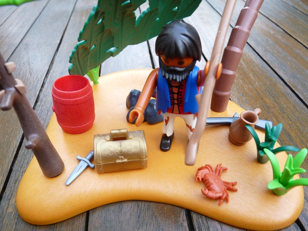 Playmobil 5138 schipbreukeling, Kinderen en Baby's, Speelgoed | Playmobil, Pirates, Gebruikt, Complete set, Overige typen