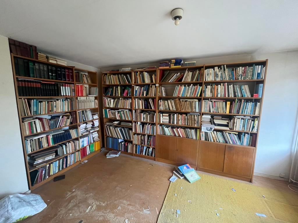 Vintage boekenkasten, Huis en Inrichting, Kasten | Boekenkasten, Ophalen, Vintage, 50 tot 100 cm, X