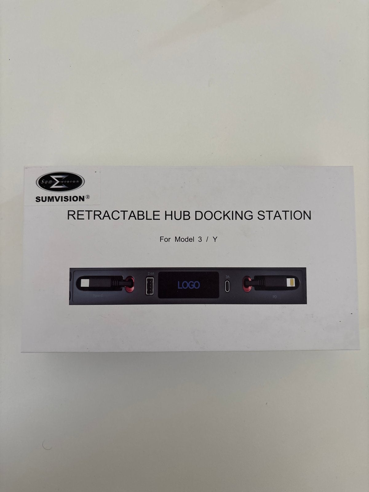SUMVISION Uitschuifbaar Hub Docking Station voor Tesla, Ophalen of Verzenden, Nieuw, Docking station, Telefoon