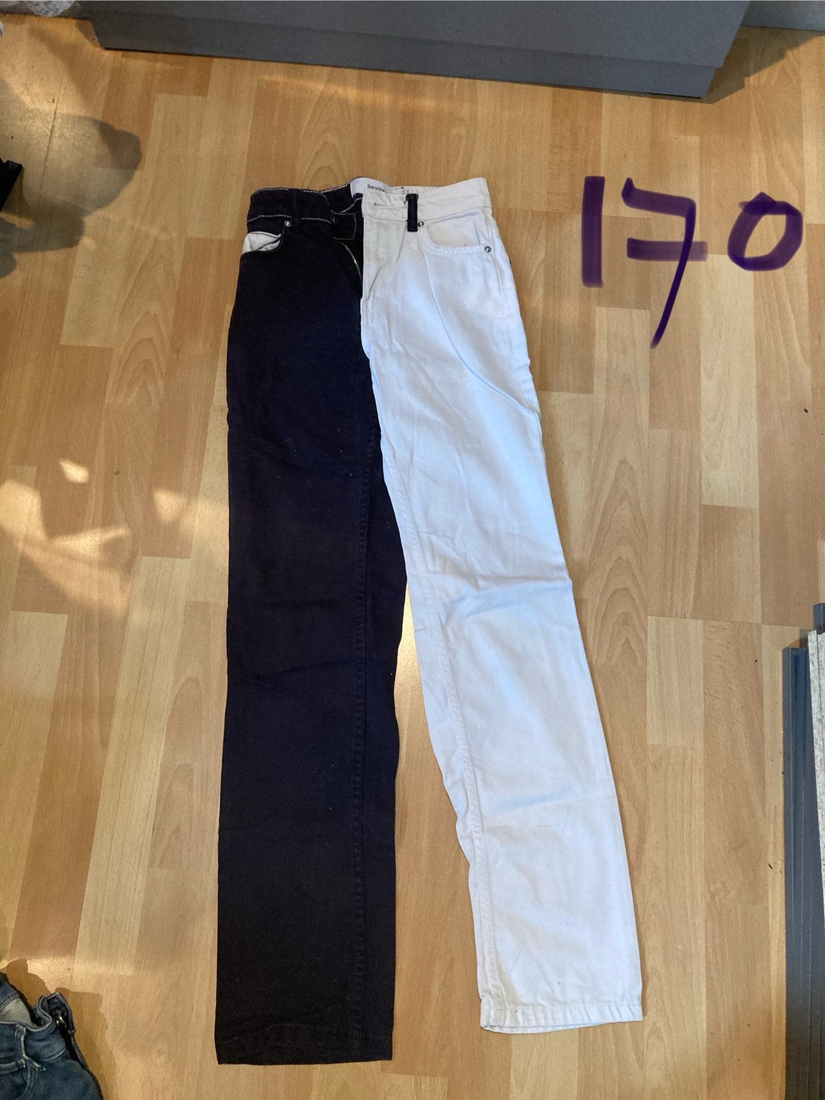 Zwart/wit broek maat 170, Kinderen en Baby's, Ophalen of Verzenden, Zo goed als nieuw, Meisje, Broek