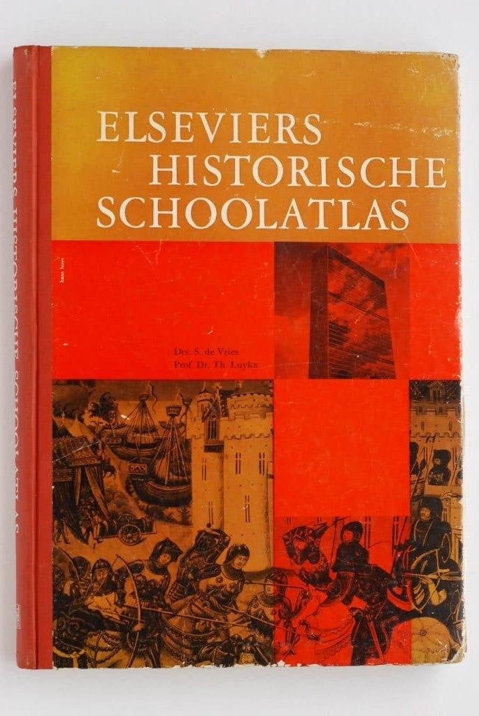 Elseviers Historische Schoolatlas (1964), Gelezen, Overige atlassen, Verzenden, 1800 tot 2000