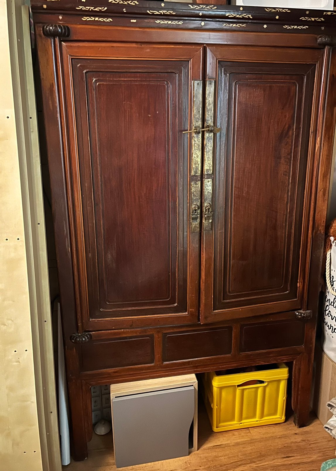 Antieke chinese kast, Ophalen