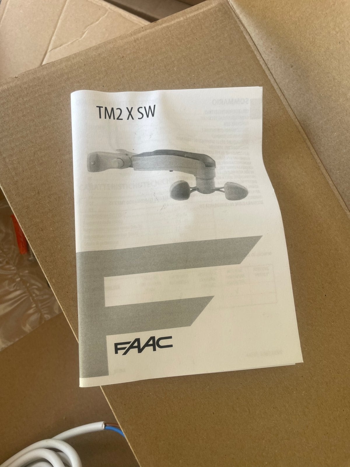 FAAC TM2 X SW Wind- en Zonsensor voor Zonwering, Tuin en Terras, Verzenden, Nieuw, Overige typen, Elektrisch