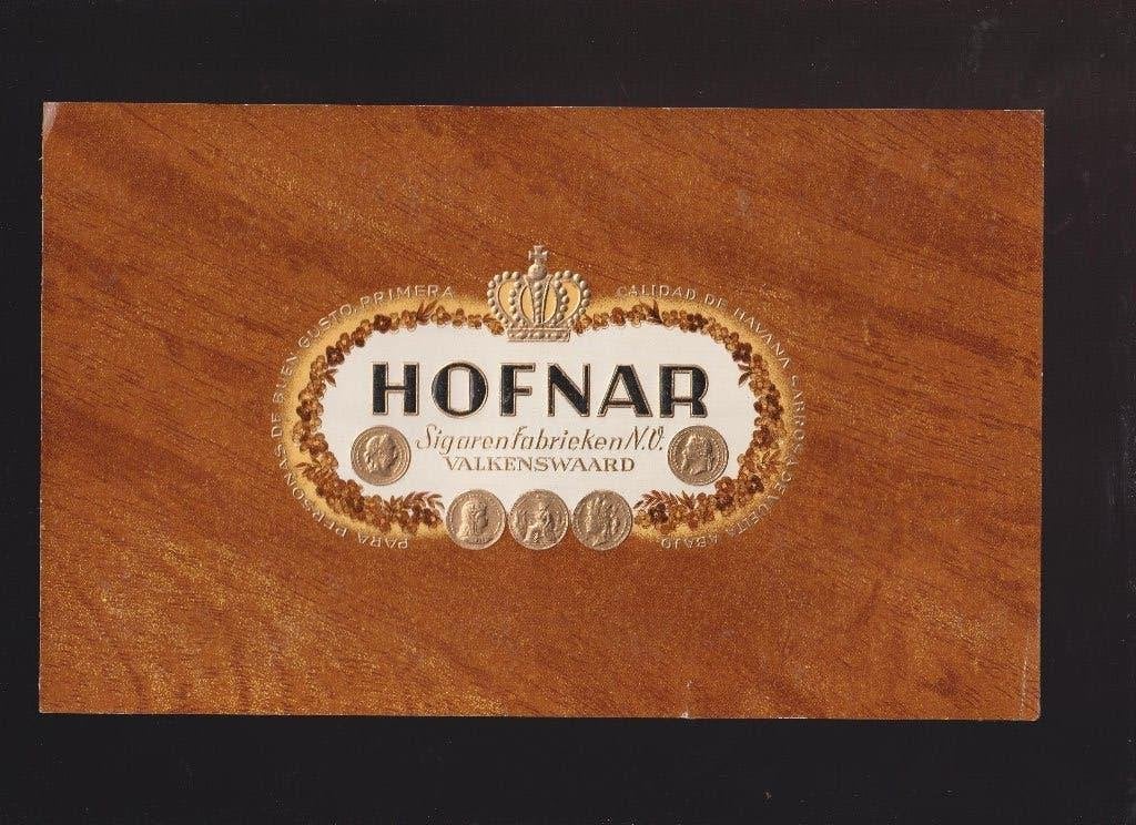 sigarenbanden - etiket -  HOFNAR, Ophalen of Verzenden, Zo goed als nieuw, Sigarenbandjes