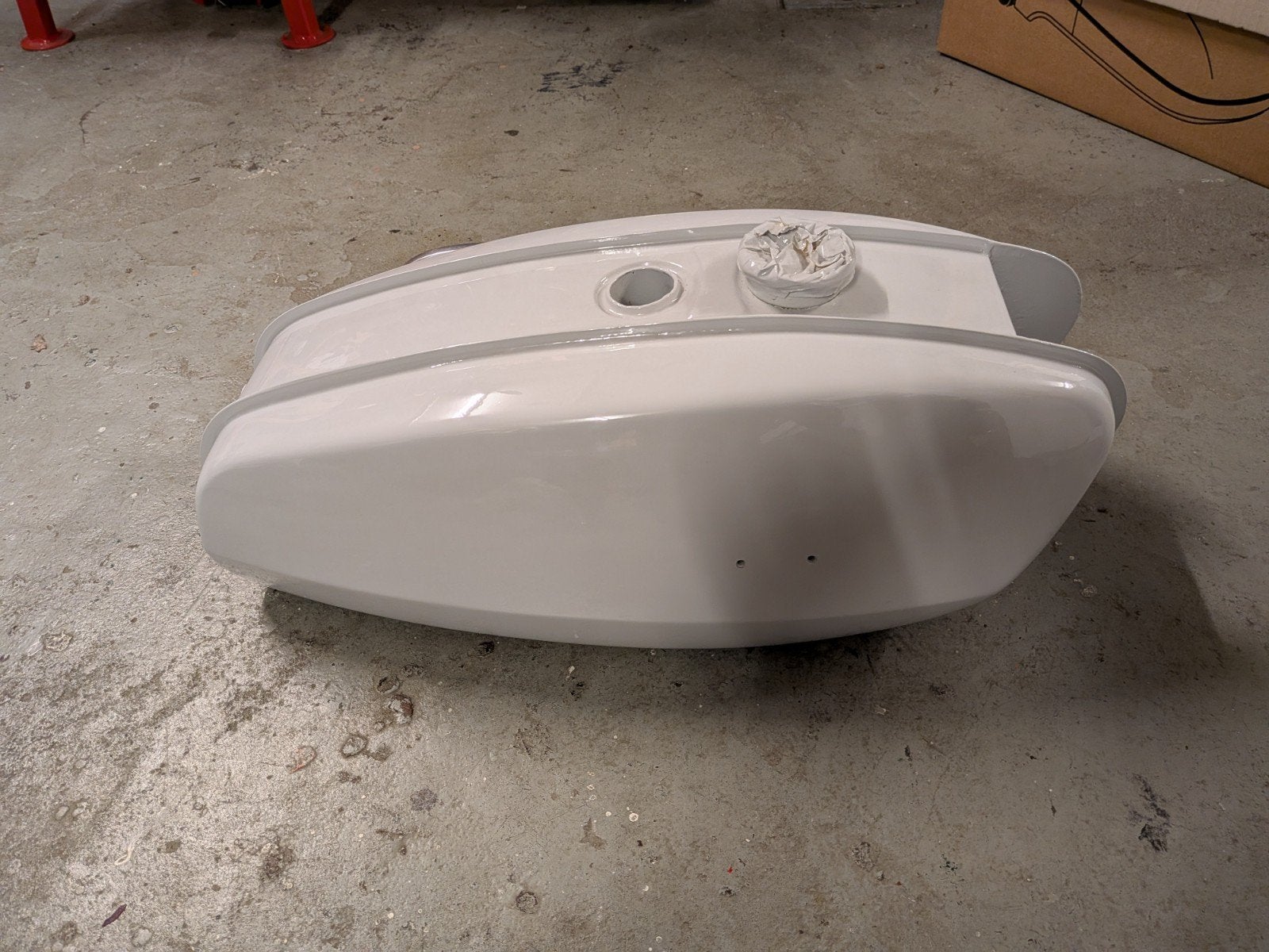 BSA A65 Lightning benzinetank, Ophalen of Verzenden, Gereviseerd