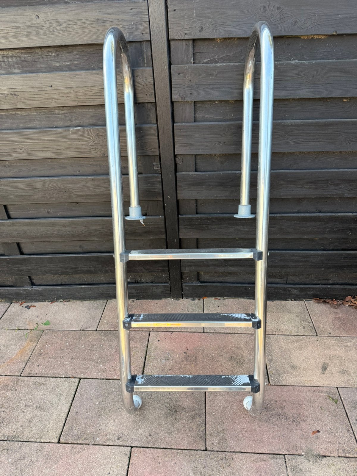 Rvs zwembadtrap, Tuin en Terras, Ophalen of Verzenden, Zo goed als nieuw