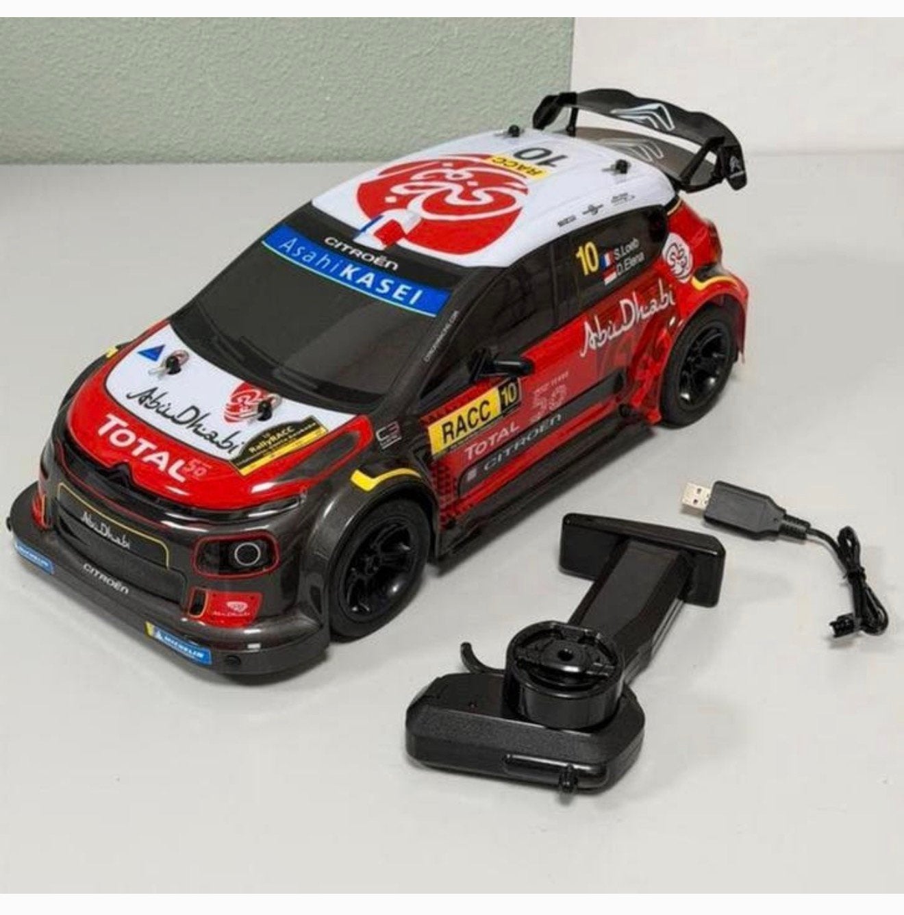 Citroën C3 WRC RC bestuurbare Auto 1:10 2.4GHz 12 km/h NIEUW, Elektro, Ophalen of Verzenden, Auto onroad, H