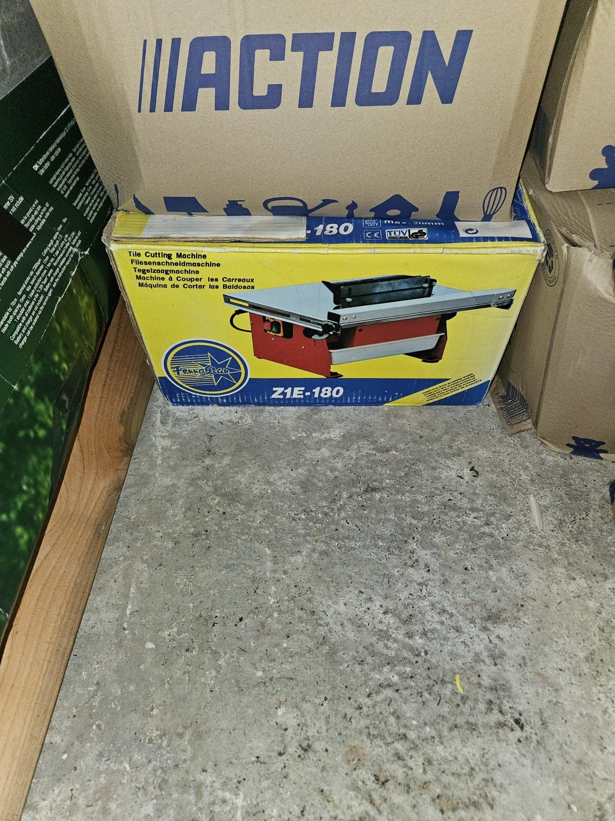 Ferm - tafelzaagmachine, Ophalen, Gebruikt