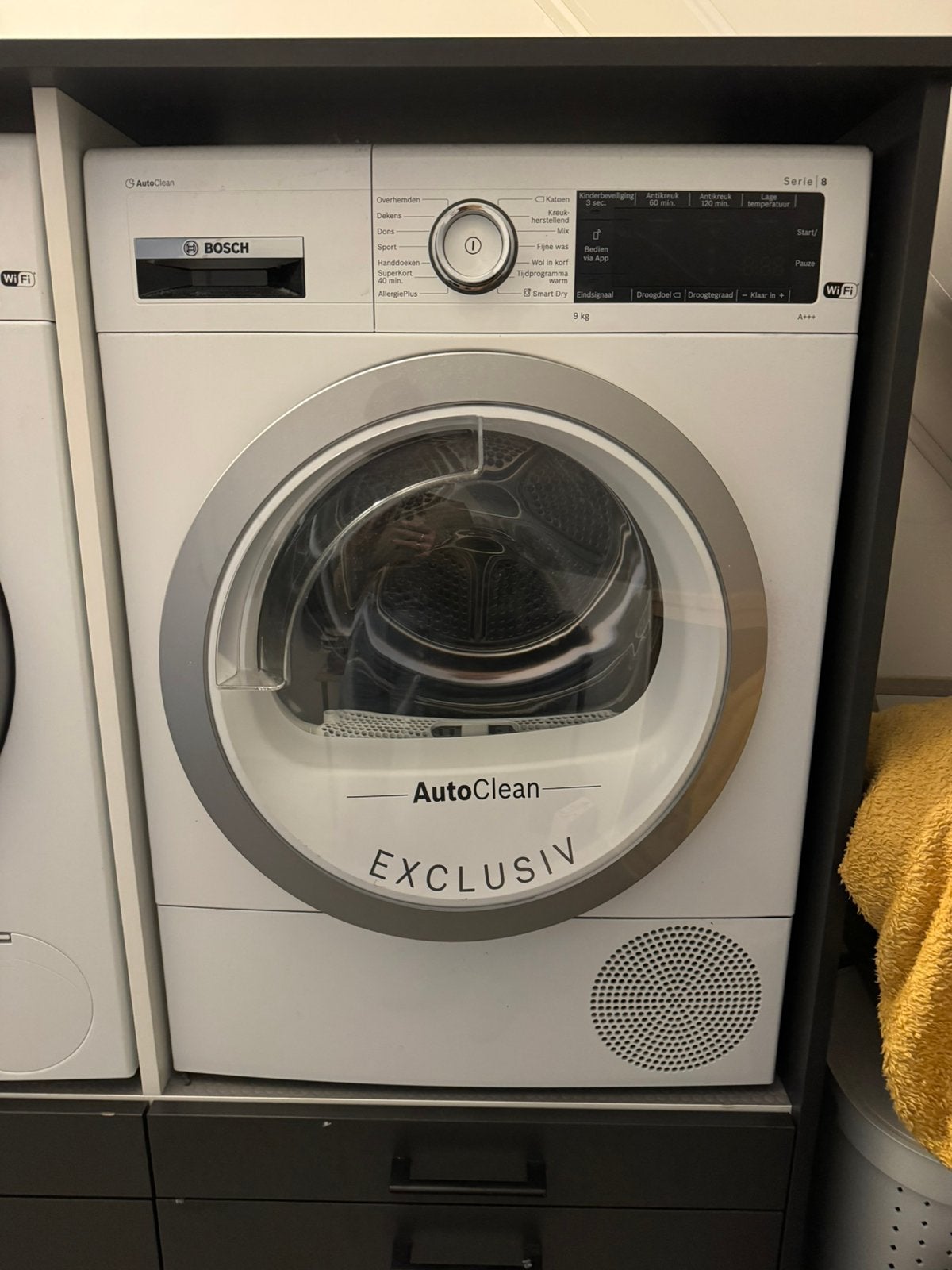 Bosch 8 serie warmtepomp droger 9 kg, Witgoed en Apparatuur, Ophalen, Gebruikt, Minder dan 85 cm, Overige typen