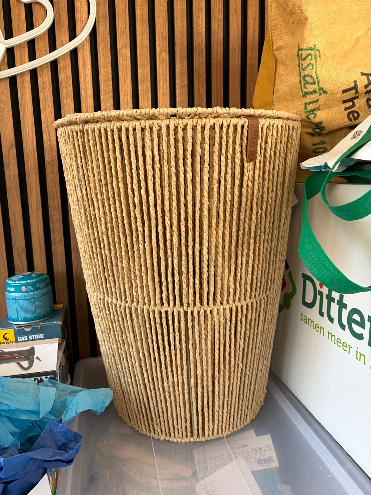 Wasmand rope rond van de kwantum, Ophalen, Nieuw, Wasmand
