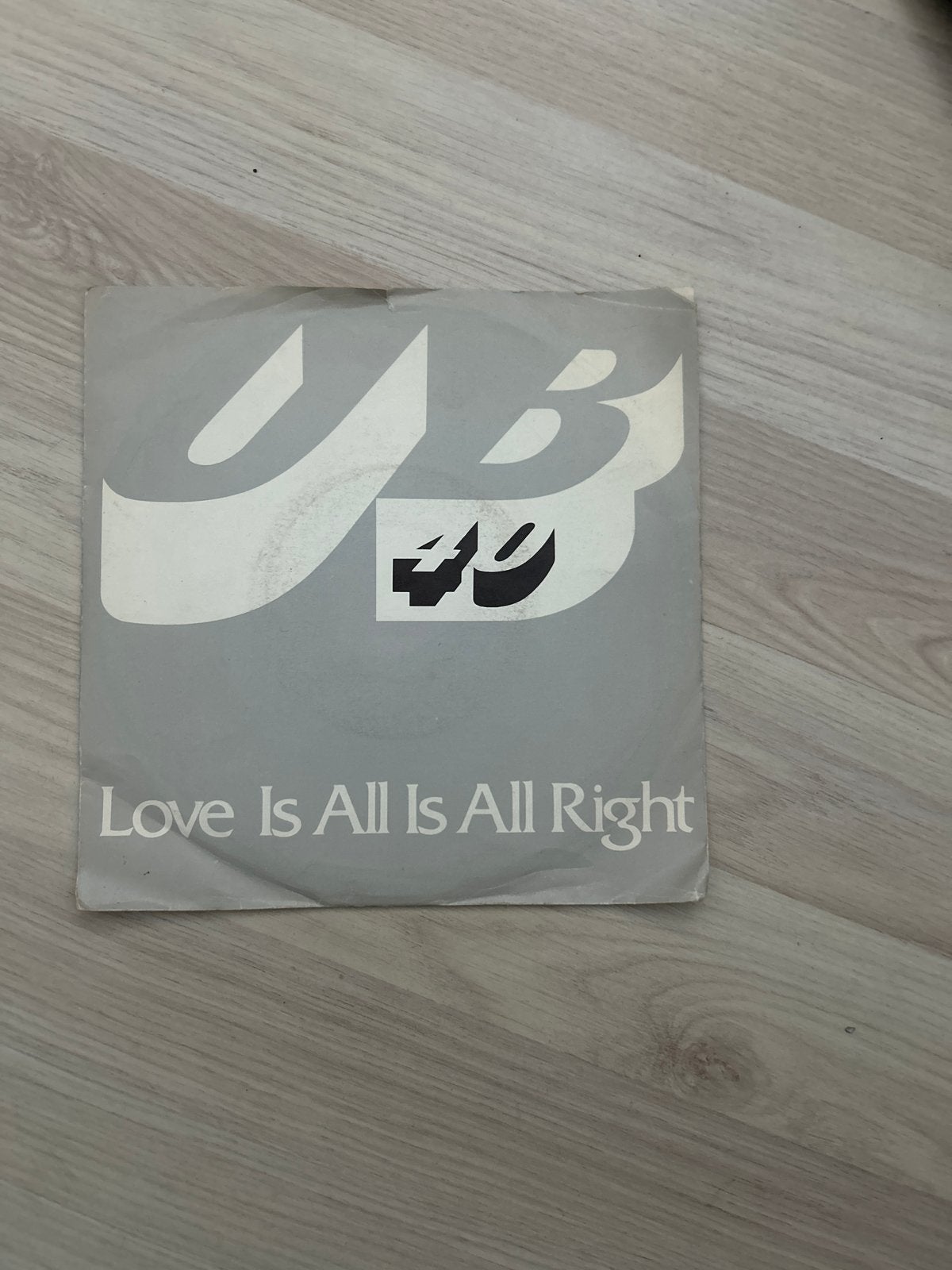 UB40 - Love Is All Is All Right (Vinyl Single), Gebruikt, 7 inch, Reggae en Ska, EP